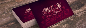 Business Card Pieks von C